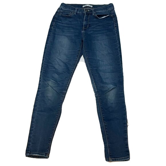 Mudd jeans womens 3 high rise ankle jegging 25 x 28 stretch blue - Picture 1 of 11